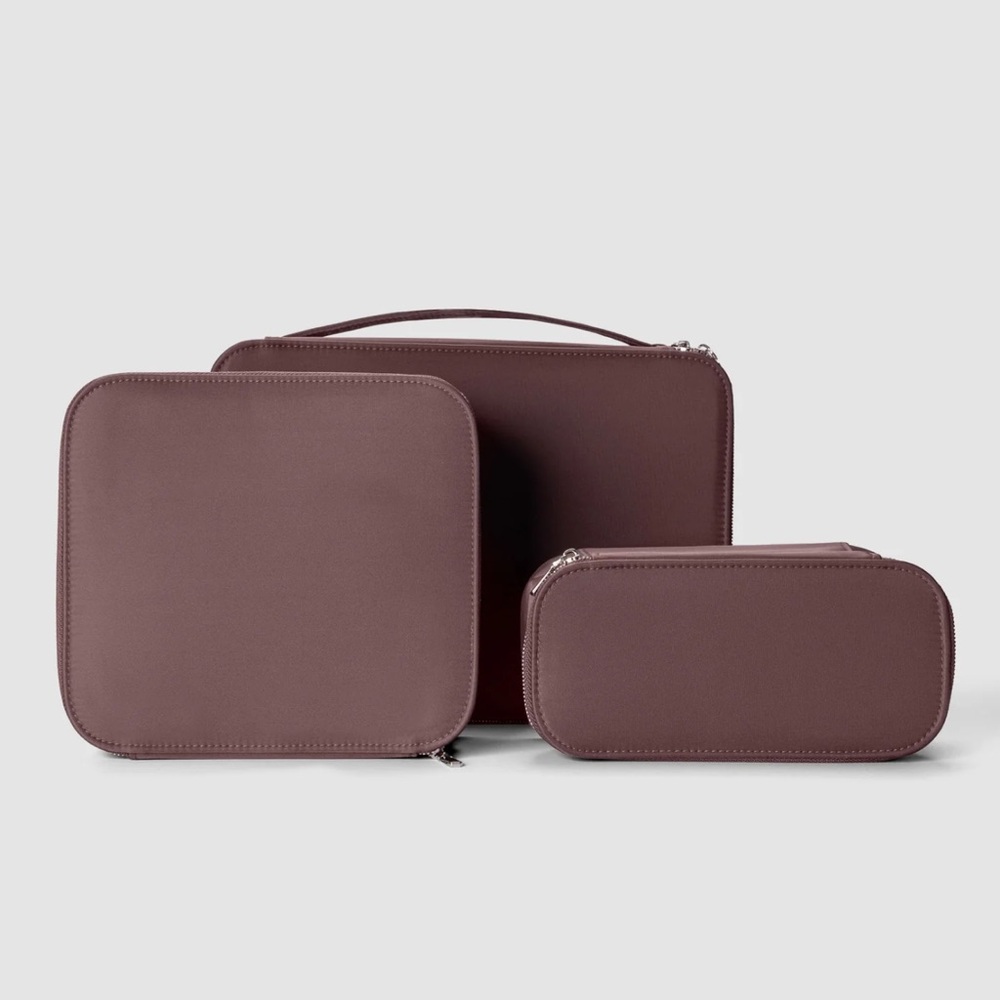 Brown Travel Packing Cubes Set